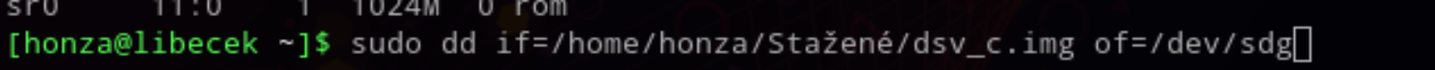 dd příkaz